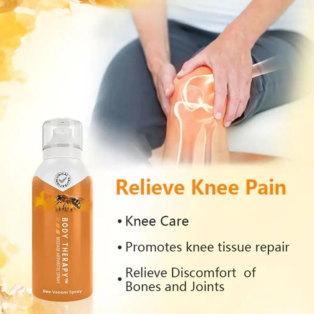 1pc 100ml Joint Muscle Therapy Spray Bee Venom Serum Pain Arthritis Treatment Spray Health Care Spray Natural Spray Joint O9U1
1pc 100ml Joint Muscle Therapy Spray Bee Venom Serum Pain Arthritis Treatment Spray Health Care Spray Natural Spray Joint O9U1
