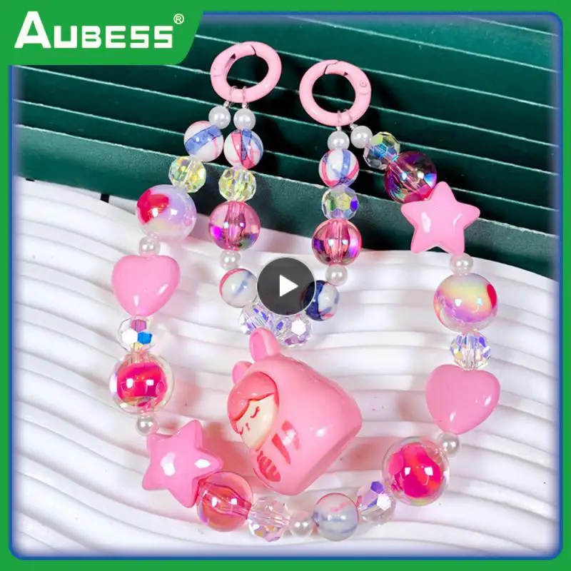 Fall Resistance Mobile Phone Chain Cartoon Chain Durable Hand-painted Beads Sturdy Mobile Phone Accessories Sweet And Cute
Fall Resistance Mobile Phone Chain Cartoon Chain Durable Hand-painted Beads Sturdy Mobile Phone Accessories Sweet And Cute