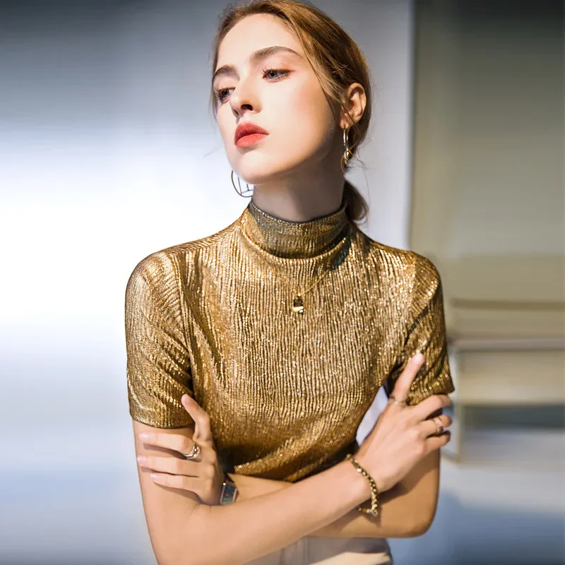 New 2023 Magnificent Women Autumn Winter T-shirt Golden Shiner Design Female Sexy Crop Top Clothes Casual Blouses Grace Meeting
New 2023 Magnificent Women Autumn Winter T-shirt Golden Shiner Design Female Sexy Crop Top Clothes Casual Blouses Grace Meeting