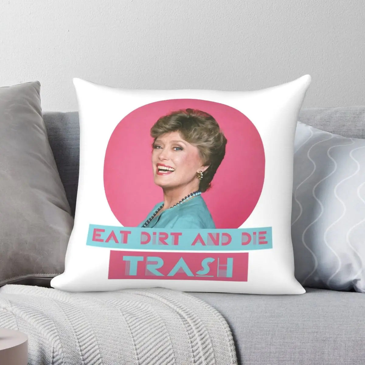 Eat Dirt And Die Trash Square Pillowcase Polyester Linen Velvet Creative Zip Decor Pillow Case Sofa Cushion Cover 45x45
Eat Dirt And Die Trash Square Pillowcase Polyester Linen Velvet Creative Zip Decor Pillow Case Sofa Cushion Cover 45x45