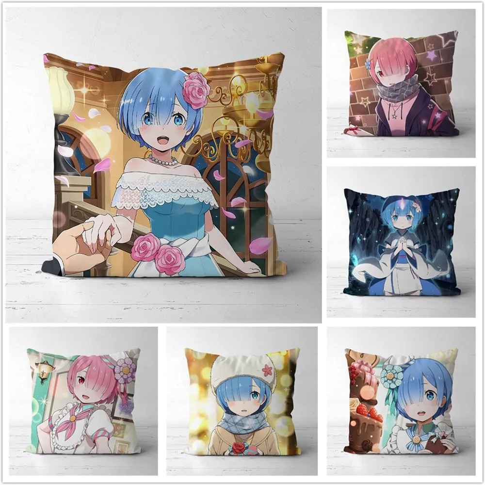 Re Zero Kara Hajimeru Isekai Seikatsu Ram Rem Two Sides Decor Pillow Cushion Case Cover
Re Zero Kara Hajimeru Isekai Seikatsu Ram Rem Two Sides Decor Pillow Cushion Case Cover