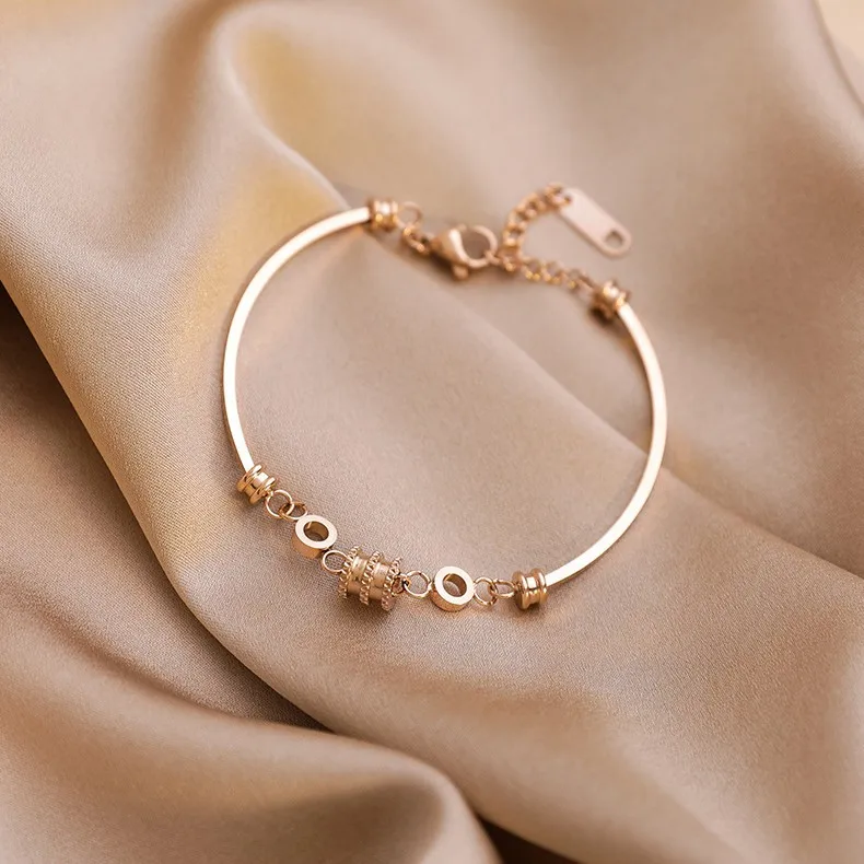 Titanium Steel Does Not Fade Small Waist Bracelet Light Luxury Exquisite Ins Niche Design Bracelet for Women Fashion Jewelry
Titanium Steel Does Not Fade Small Waist Bracelet Light Luxury Exquisite Ins Niche Design Bracelet for Women Fashion Jewelry