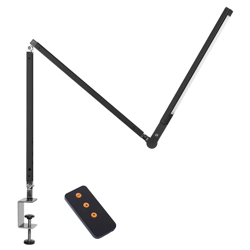 Multifunctional aluminum alloy folding clip LED eye protection desk lamp long arm reading table light with remote control
Multifunctional aluminum alloy folding clip LED eye protection desk lamp long arm reading table light with remote control