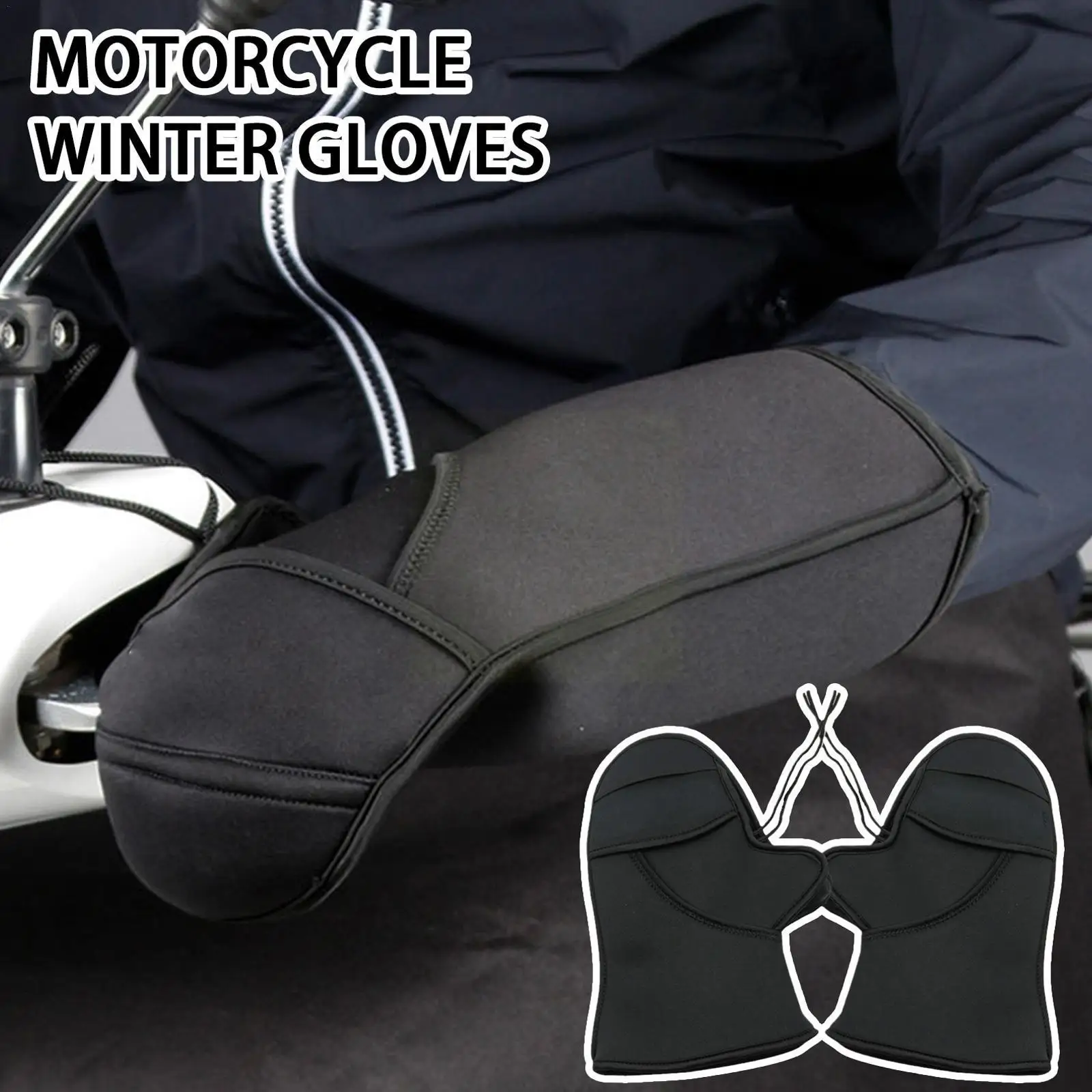 Motorcycle Handlebar Gloves Windproof Warm Winter Grip Hand Covers Muffs Warmer Protective For Motorbike Electric Vehicles N2K6
Motorcycle Handlebar Gloves Windproof Warm Winter Grip Hand Covers Muffs Warmer Protective For Motorbike Electric Vehicles N2K6