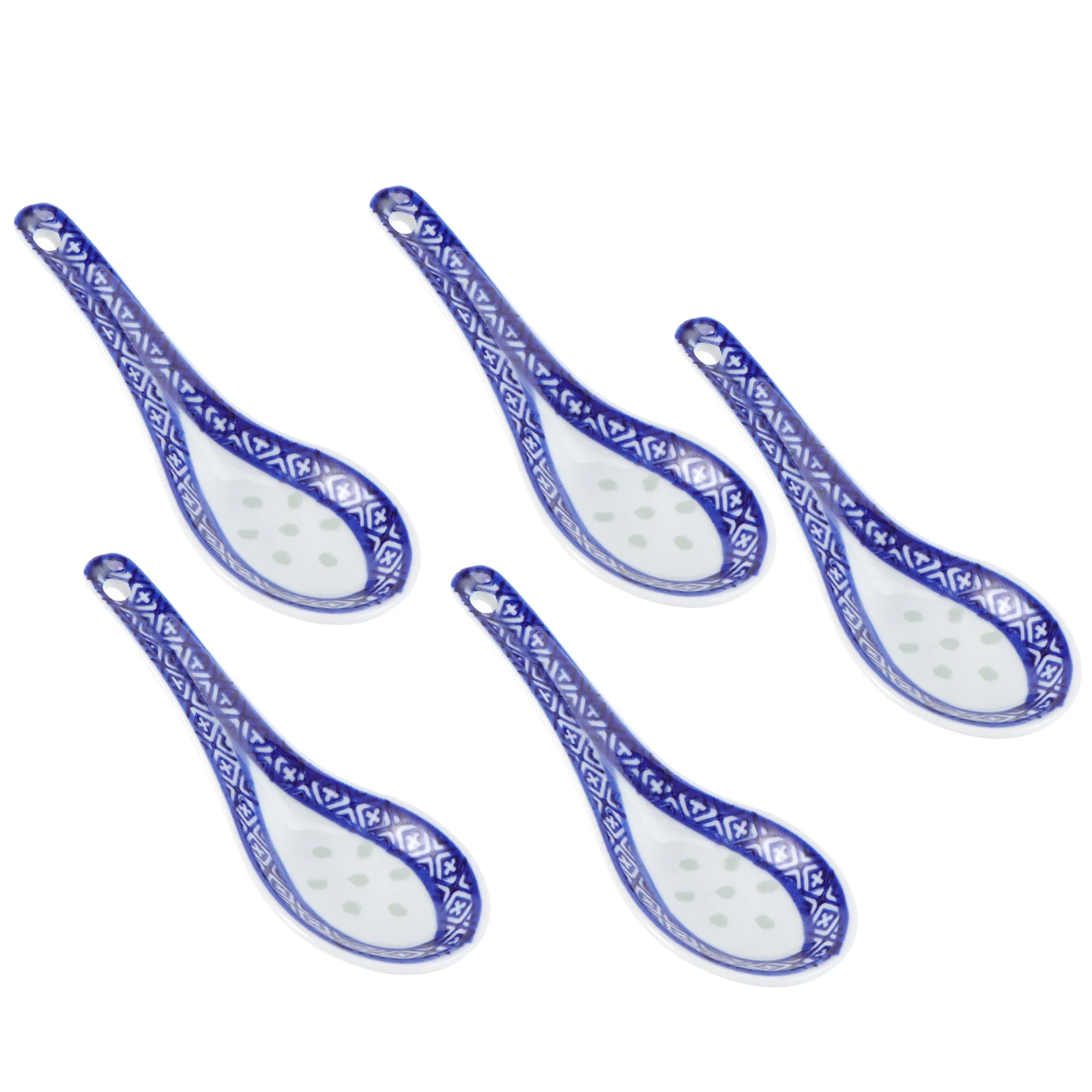 5pcs Practical Ceramic Spoon Multi-function Chinese Style Scoop Porridge Spoon Tableware Soup Spoon for Home Restaurant
5pcs Practical Ceramic Spoon Multi-function Chinese Style Scoop Porridge Spoon Tableware Soup Spoon for Home Restaurant