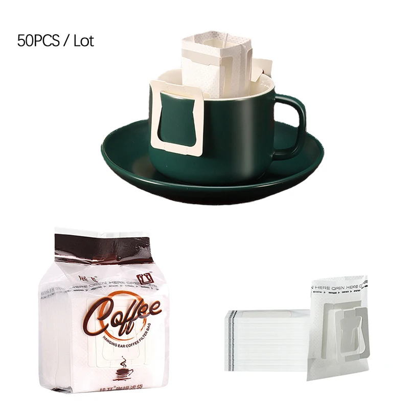 High-quality Universal Pack Disposable Coffee Filter Bags Portable Coffee Ear Drip Filter Paper Bag Shelf For Espresso Coffee
High-quality Universal Pack Disposable Coffee Filter Bags Portable Coffee Ear Drip Filter Paper Bag Shelf For Espresso Coffee