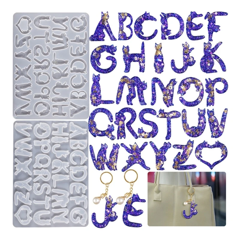 Cat Shape Letter Pendant Mold Crystal Epoxy Resin Mould Home Decorations Crafts
Cat Shape Letter Pendant Mold Crystal Epoxy Resin Mould Home Decorations Crafts