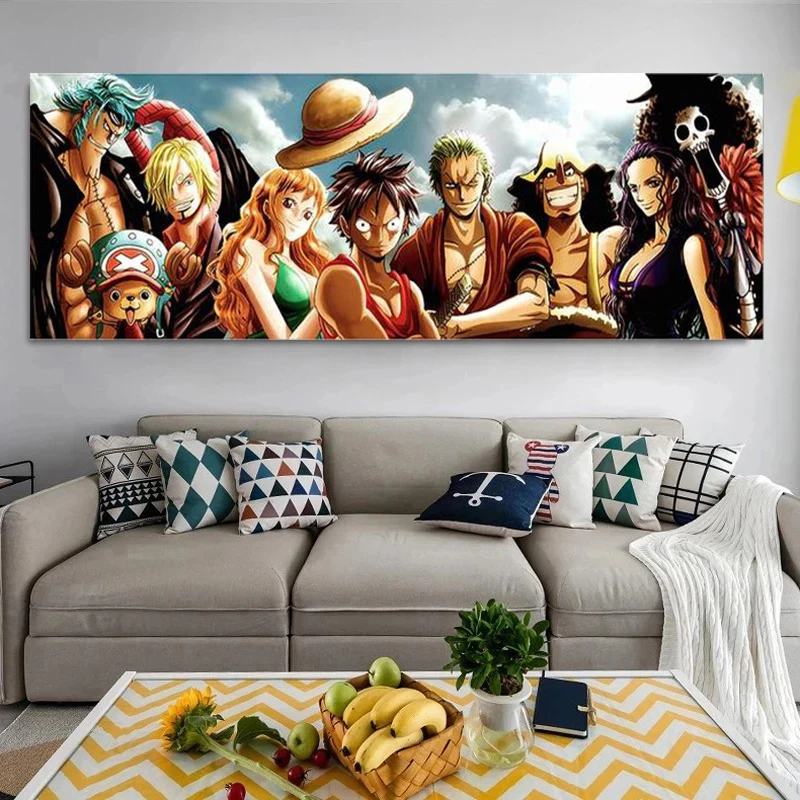 One Piece Japanese Anime Canvas Painting Luffy and His Partners Poster Wall Art Prints Home Children's Bedroom Decoration Painti
One Piece Japanese Anime Canvas Painting Luffy and His Partners Poster Wall Art Prints Home Children's Bedroom Decoration Painti