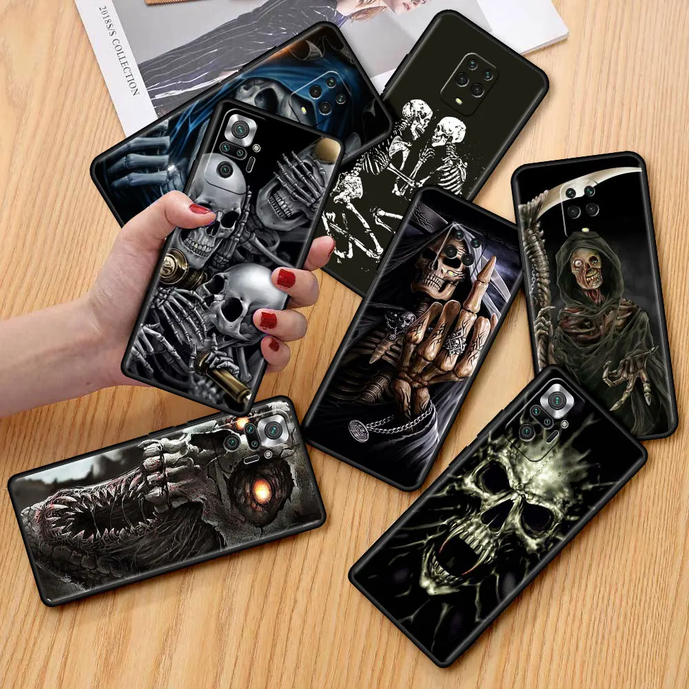 Case for Xiaomi Redmi 9S 9 8 10 11 Pro K40 9C 9A 8T 7 9T 7A 8A Black Soft Silicone Phone Cover Shell Grim Reaper Skull Skeleton
Case for Xiaomi Redmi 9S 9 8 10 11 Pro K40 9C 9A 8T 7 9T 7A 8A Black Soft Silicone Phone Cover Shell Grim Reaper Skull Skeleton