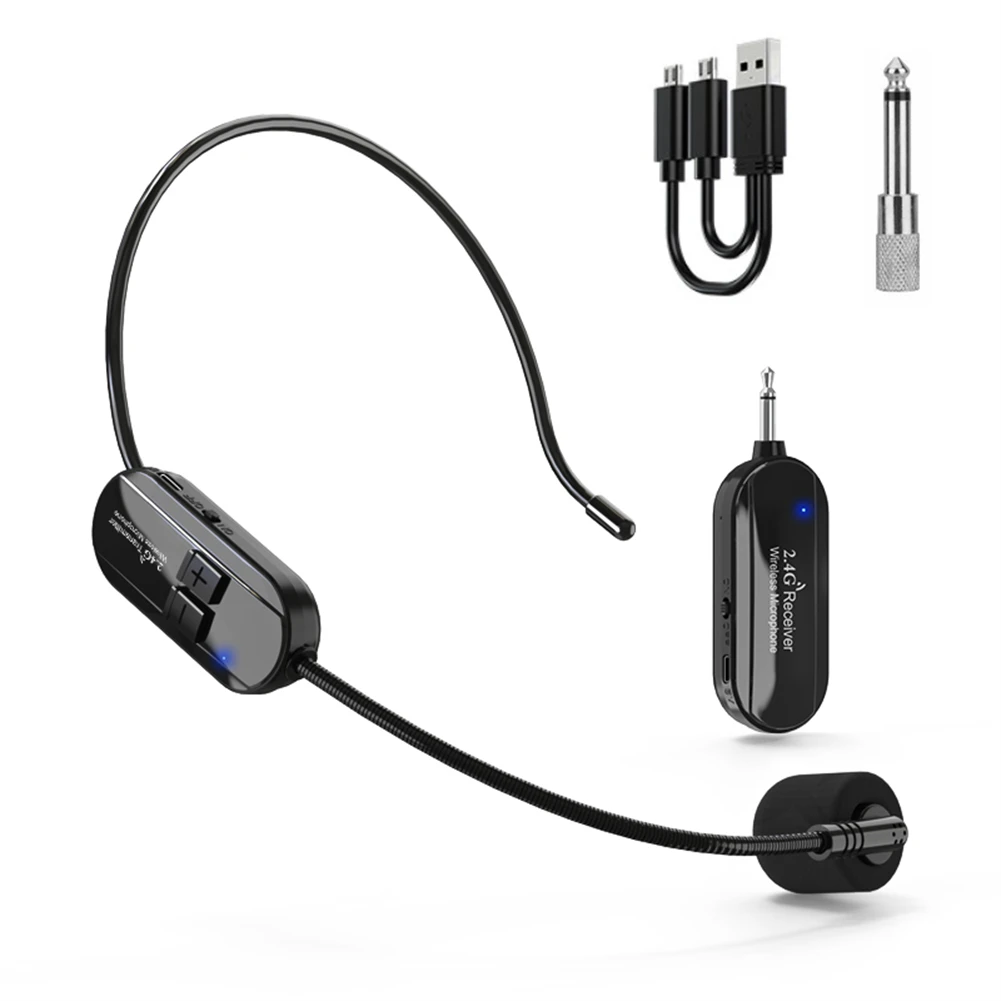 2.4G Wireless Microphone Headset Mic 50M Range UHF Wireless Mic Headset And Handheld 2 In1 For Speaker Voice Teaching Yoga
2.4G Wireless Microphone Headset Mic 50M Range UHF Wireless Mic Headset And Handheld 2 In1 For Speaker Voice Teaching Yoga