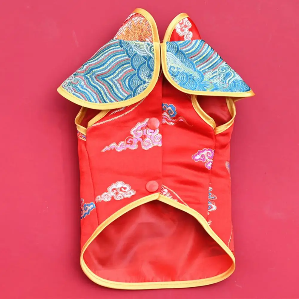 Pet Clothes Tassel Design Button Closure Vivid Color Super Soft Exquisite Pattern Dress Up Cloth Pet Dog Chinese New Year Clothe
Pet Clothes Tassel Design Button Closure Vivid Color Super Soft Exquisite Pattern Dress Up Cloth Pet Dog Chinese New Year Clothe