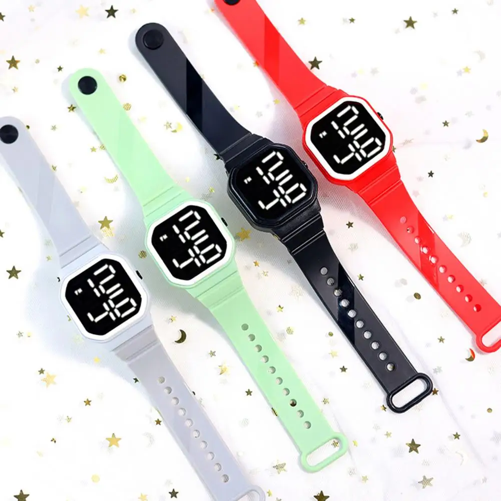 Unisex Stylish Sports Square LED Electronic Watch Touch Control Sports Watch Shock-proof for Student
Unisex Stylish Sports Square LED Electronic Watch Touch Control Sports Watch Shock-proof for Student