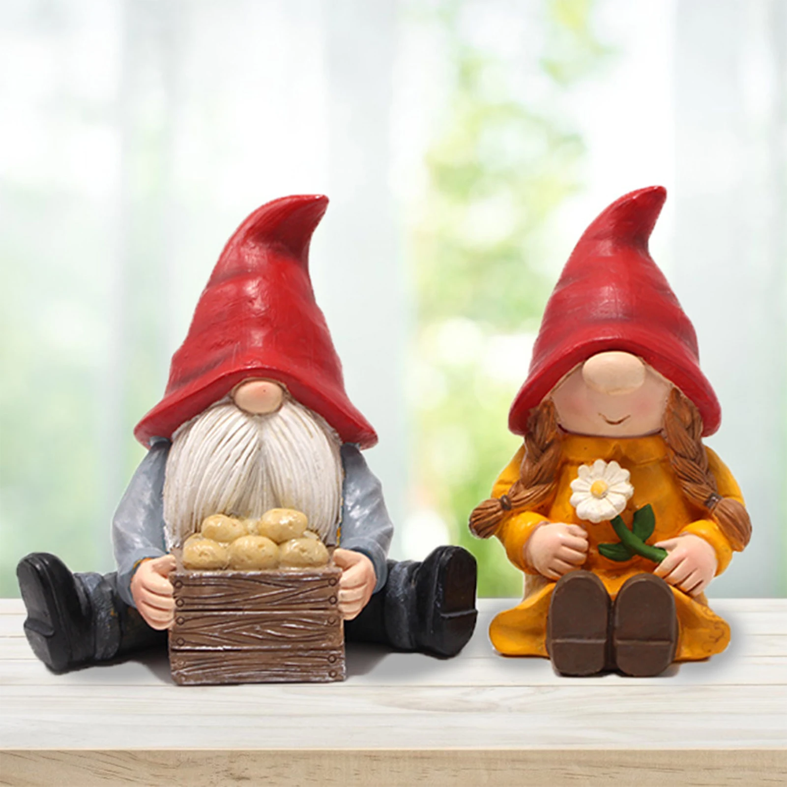 Creative Couple Gnome Garden Statues Outdoor Gardening Dwarf Ornaments Funny Home Decor Gnomes Sculptures
Creative Couple Gnome Garden Statues Outdoor Gardening Dwarf Ornaments Funny Home Decor Gnomes Sculptures