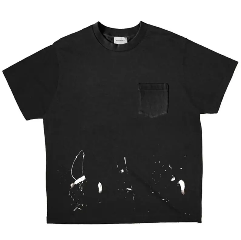 2021SS hip-hop kanye west Askyurself T shirts Men Women High Quality Top Tee Pocket Manual Splash ink Vintage Streetwear T-shirs
2021SS hip-hop kanye west Askyurself T shirts Men Women High Quality Top Tee Pocket Manual Splash ink Vintage Streetwear T-shirs