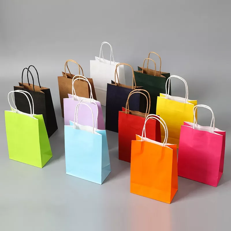 Mini Small Kraft Paper Bag with Handles Festival Gift Bag High Quality Candy Shopping Bags
Mini Small Kraft Paper Bag with Handles Festival Gift Bag High Quality Candy Shopping Bags