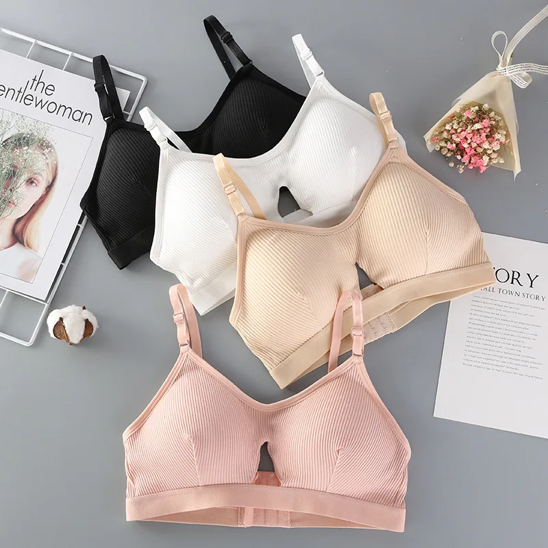 Linbaiway Sexy Lingerie Bra Women Cotton Bralette Adjustable Backless Crop Top Padded Camis Intimates Female Vest Bra Brassiere
Linbaiway Sexy Lingerie Bra Women Cotton Bralette Adjustable Backless Crop Top Padded Camis Intimates Female Vest Bra Brassiere