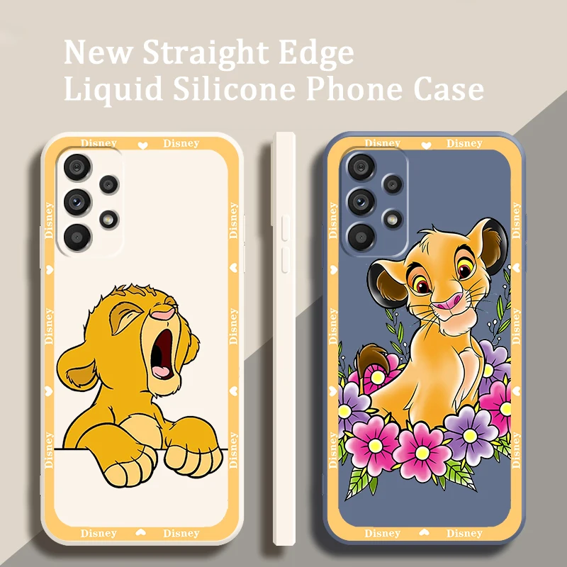 Disney The Lion King Art Liquid Rope Funda Phone Case For Samsung A73 A53 A33 A52 A32 A23 A22 A71 A51 A21S A03S A50 A30 5G
Disney The Lion King Art Liquid Rope Funda Phone Case For Samsung A73 A53 A33 A52 A32 A23 A22 A71 A51 A21S A03S A50 A30 5G