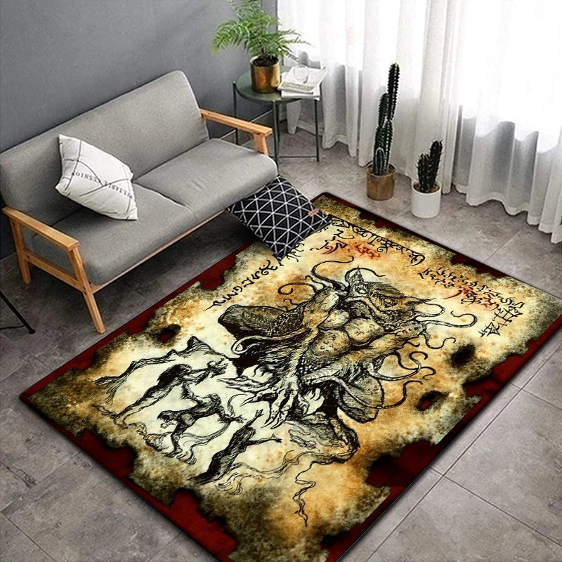 Cthulhu Mythology art HD Painting Carpet for Living Room Large Area Rug Black Soft Carpet Home Decoration Mats Boho Rugs picnic
Cthulhu Mythology art HD Painting Carpet for Living Room Large Area Rug Black Soft Carpet Home Decoration Mats Boho Rugs picnic