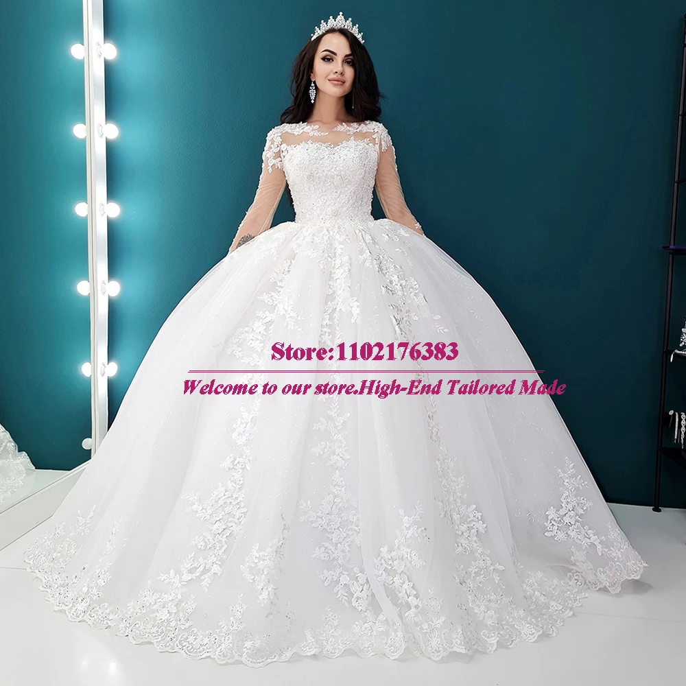 Charming White Wedding Dress Plus Size Princess Ball Gown Appliques Beading Bride Marriage Dresses Women Formal Party Clothes
Charming White Wedding Dress Plus Size Princess Ball Gown Appliques Beading Bride Marriage Dresses Women Formal Party Clothes