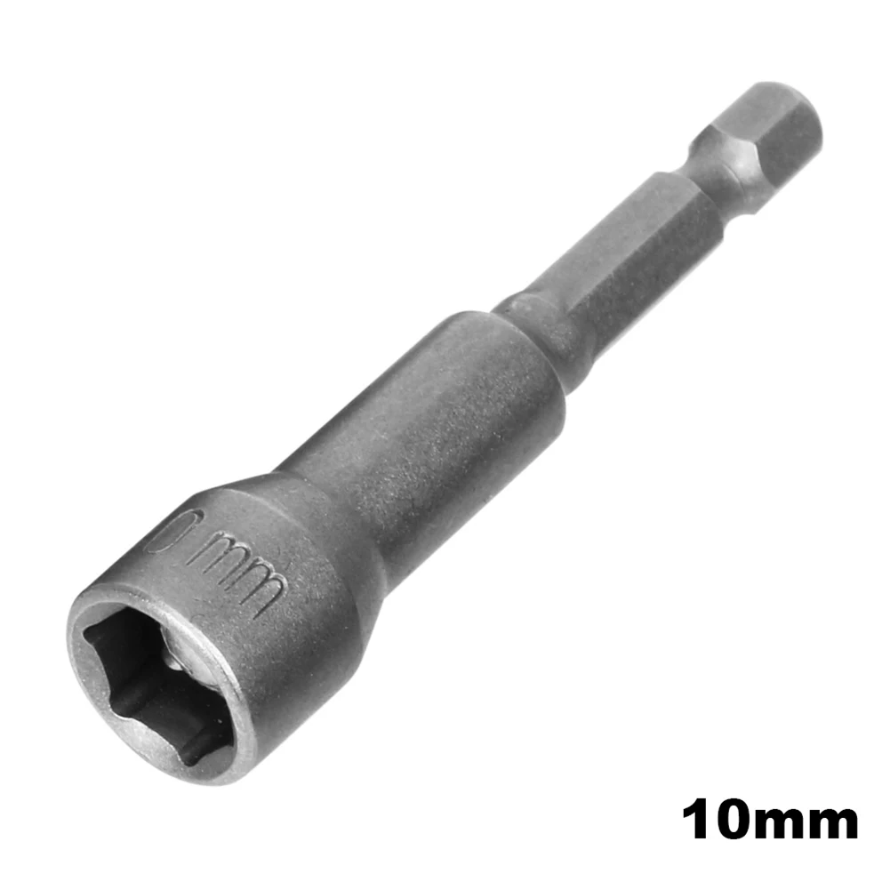 Drill Bit Adapter 65mm Grey 6/8/10/12/14mm Chromium Vanadium Alloy Steel Hex Socket Sleeve Drill Bit Adapter Drive Socket
Drill Bit Adapter 65mm Grey 6/8/10/12/14mm Chromium Vanadium Alloy Steel Hex Socket Sleeve Drill Bit Adapter Drive Socket