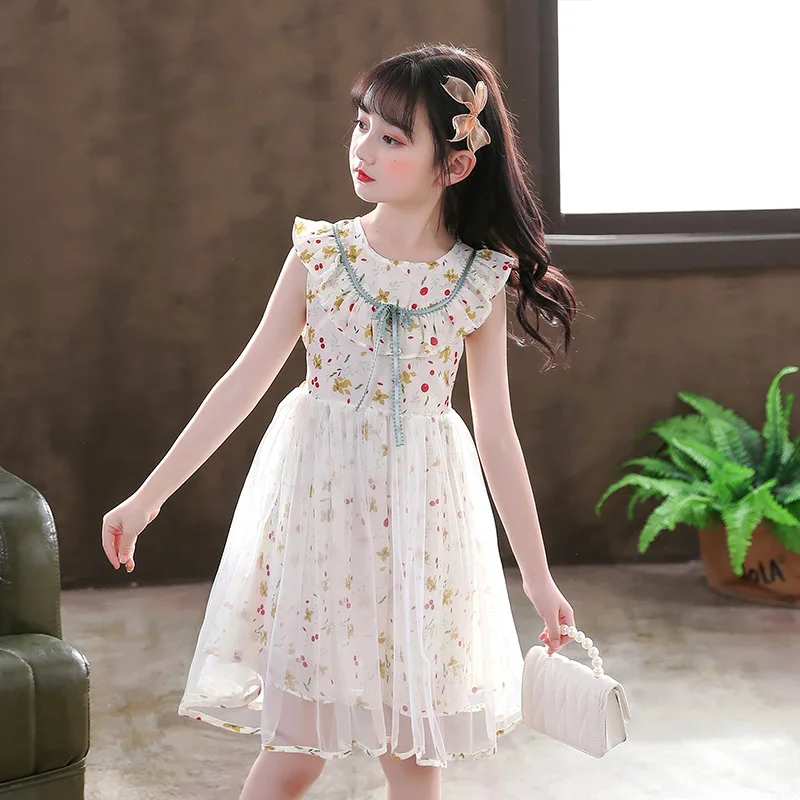 Girls floral princess dress 2022 beautiful summer dress new little girl pastoral style mesh dress
Girls floral princess dress 2022 beautiful summer dress new little girl pastoral style mesh dress
