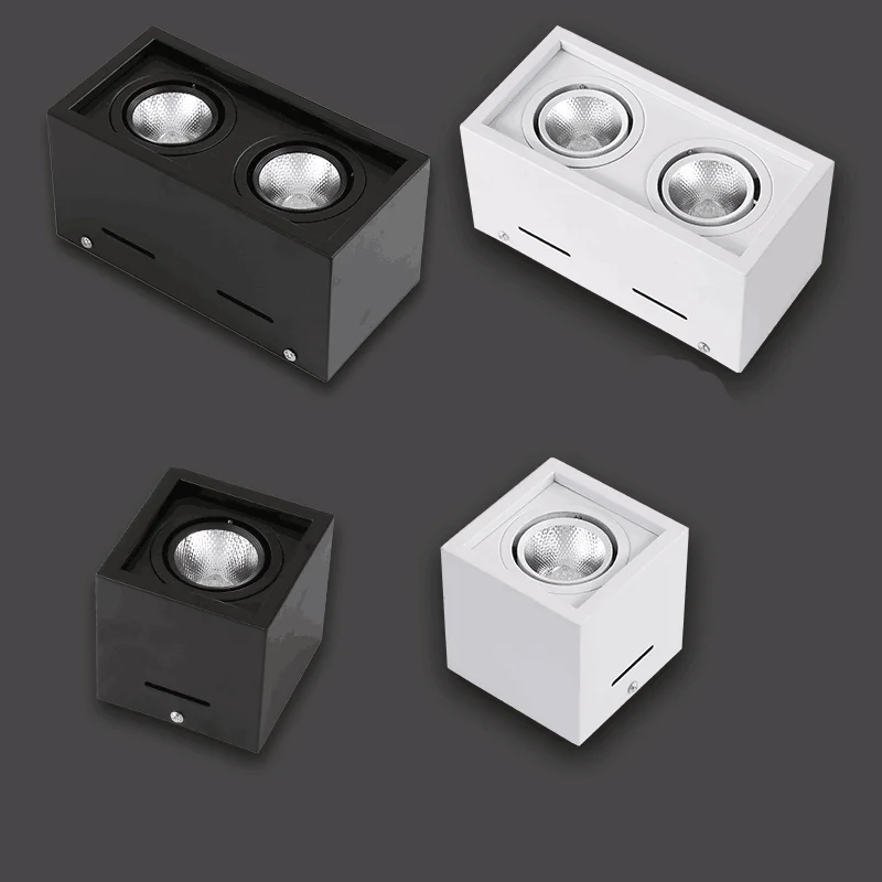 1pcs white Black Surface Mounted adjustment LED Dimmable Downlights 10w 20w COB LED Ceiling lamp Spot Lights AC110-220V LED Lamp
1pcs white Black Surface Mounted adjustment LED Dimmable Downlights 10w 20w COB LED Ceiling lamp Spot Lights AC110-220V LED Lamp