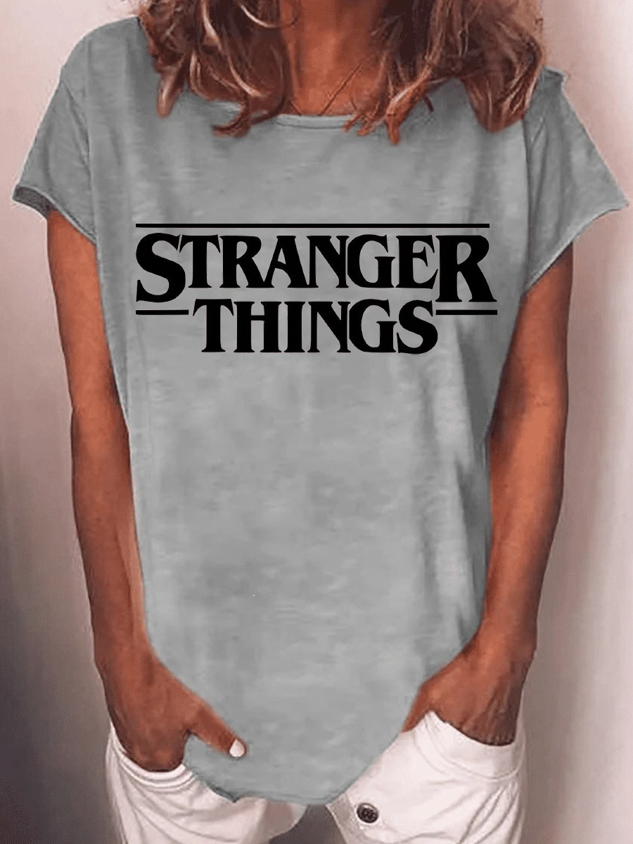Rheaclot Stranger Things Women's Funny Summer Short Sleeve Casual Graphic O-Neck Tee Top 
Rheaclot Stranger Things Women's Funny Summer Short Sleeve Casual Graphic O-Neck Tee Top