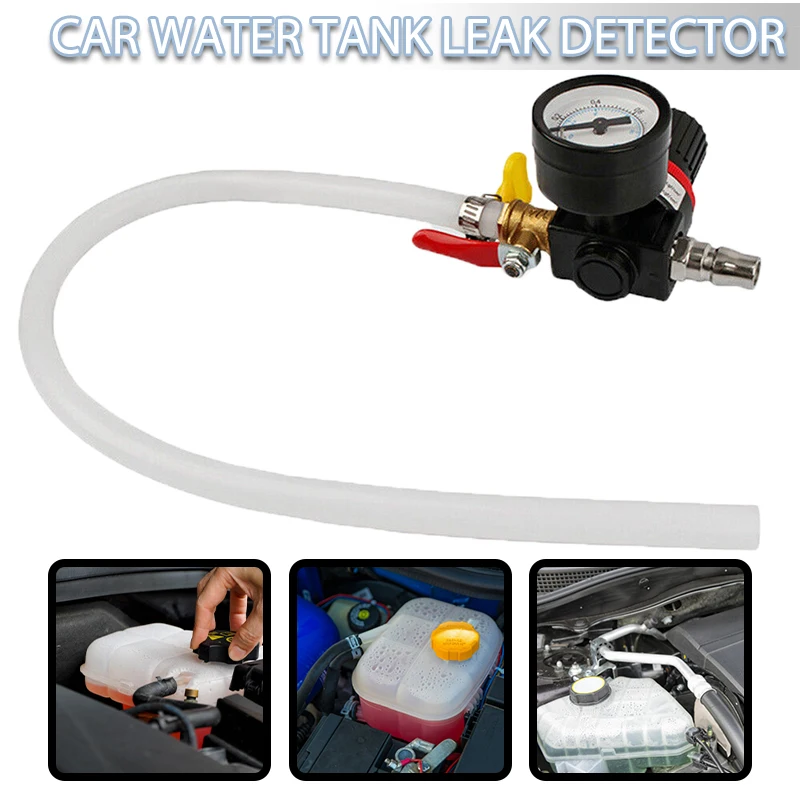 Universal Car Coolant Water Tank Leakage Detector Radiator Durable Pressure Tester Gauge Cooling System Tester 50cm/19.68in
Universal Car Coolant Water Tank Leakage Detector Radiator Durable Pressure Tester Gauge Cooling System Tester 50cm/19.68in