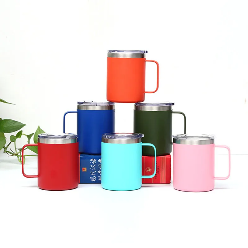 12oz Handle Cup 304 Double Layer Vacuum Mug Daily Spray Cup Double Wall Insulated Water Cup Stainless Steel Water Cup
12oz Handle Cup 304 Double Layer Vacuum Mug Daily Spray Cup Double Wall Insulated Water Cup Stainless Steel Water Cup