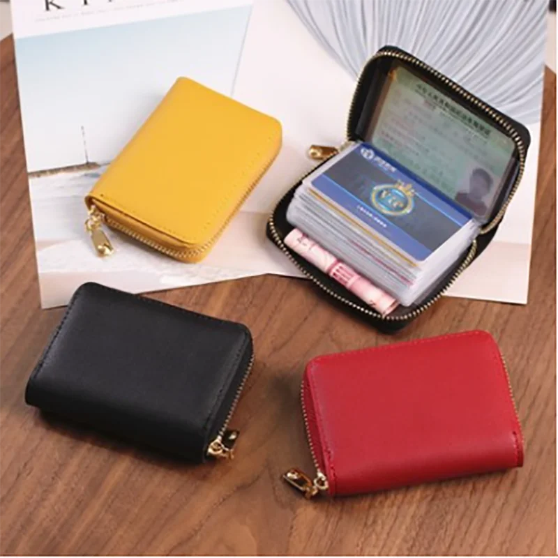 Women/Men Business Card Holder Wallet Case Red/Black/Gray/Yellow/Blue/Purple/ 26 Bits Zipper
Women/Men Business Card Holder Wallet Case Red/Black/Gray/Yellow/Blue/Purple/ 26 Bits Zipper