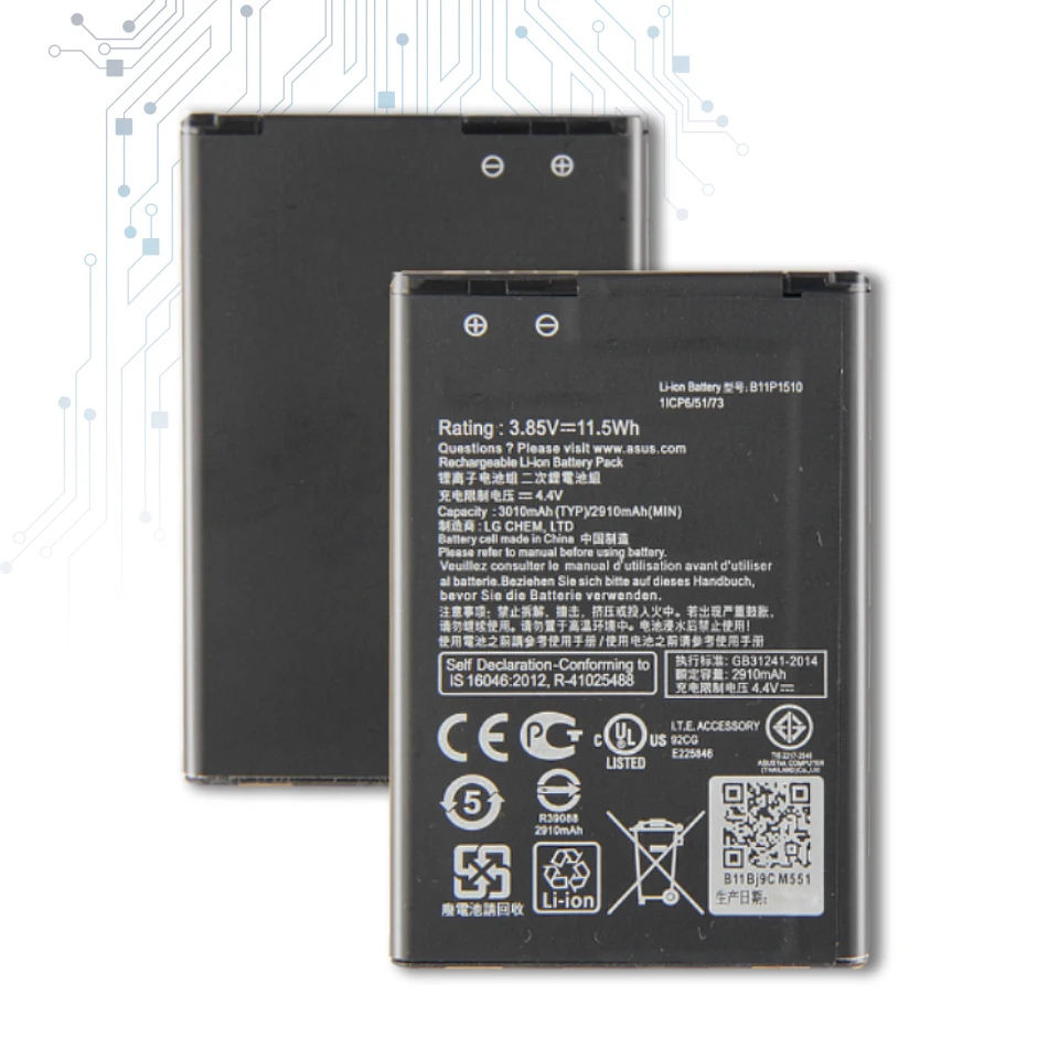 

For ASUS ZB551KL Phone Battery For ASUS ZenFone Go TV ZB551KL X013DB 3010mAh B11P1510 Batterij + Track NO