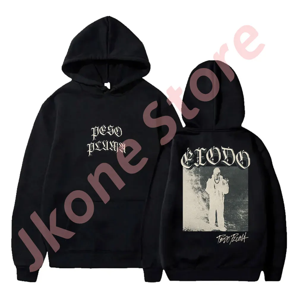 Peso Pluma Exodo Album Merch толстовки 2024 пуловеры с логотипом тура женские и мужские модные