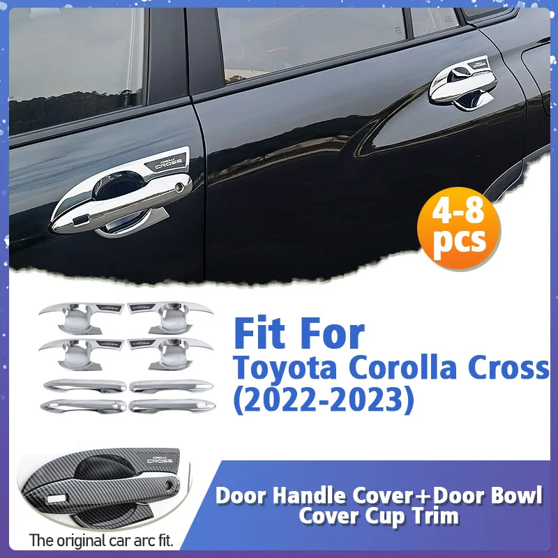 For Toyota Corolla Cross 2022 2023 Carbon Fiber Door Handle Cover & Door Bowl Cover Cup Trim Key Accessories Car Styling
For Toyota Corolla Cross 2022 2023 Carbon Fiber Door Handle Cover & Door Bowl Cover Cup Trim Key Accessories Car Styling