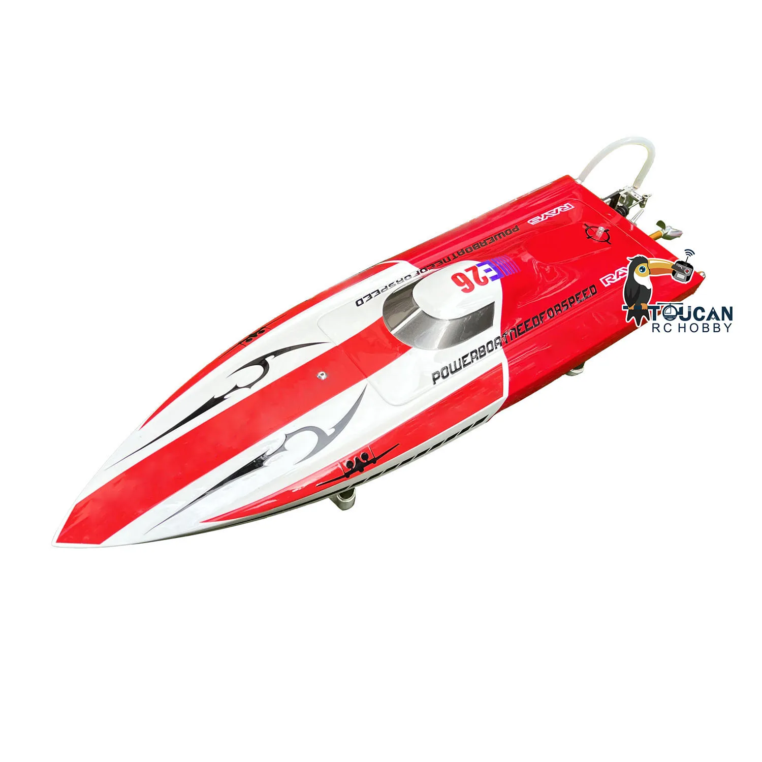 E26 Fiber Glass Red Electric High Speed Racing RC Boat W/ Motor ESC W/O Battery Toucan Water Game Remote Control Ship TH02631
E26 Fiber Glass Red Electric High Speed Racing RC Boat W/ Motor ESC W/O Battery Toucan Water Game Remote Control Ship TH02631