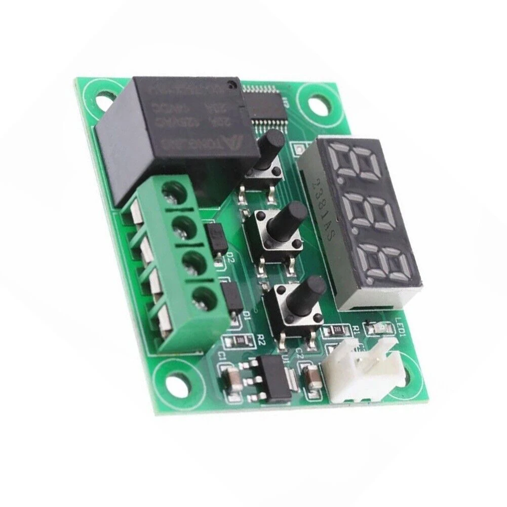 W1209 Controller Module 20A Relay DC 12V Digital Temperature Controller Temp Control Switch Temperature Control Board
W1209 Controller Module 20A Relay DC 12V Digital Temperature Controller Temp Control Switch Temperature Control Board