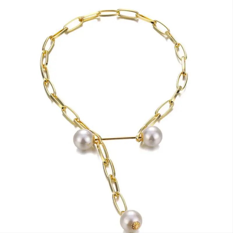 Hot Sale Necklace for Women Temperament Shell Bead Buckle Freshwater Pearl Necklaces Clavicle Bone Gold Titanium Steel Jewely
Hot Sale Necklace for Women Temperament Shell Bead Buckle Freshwater Pearl Necklaces Clavicle Bone Gold Titanium Steel Jewely