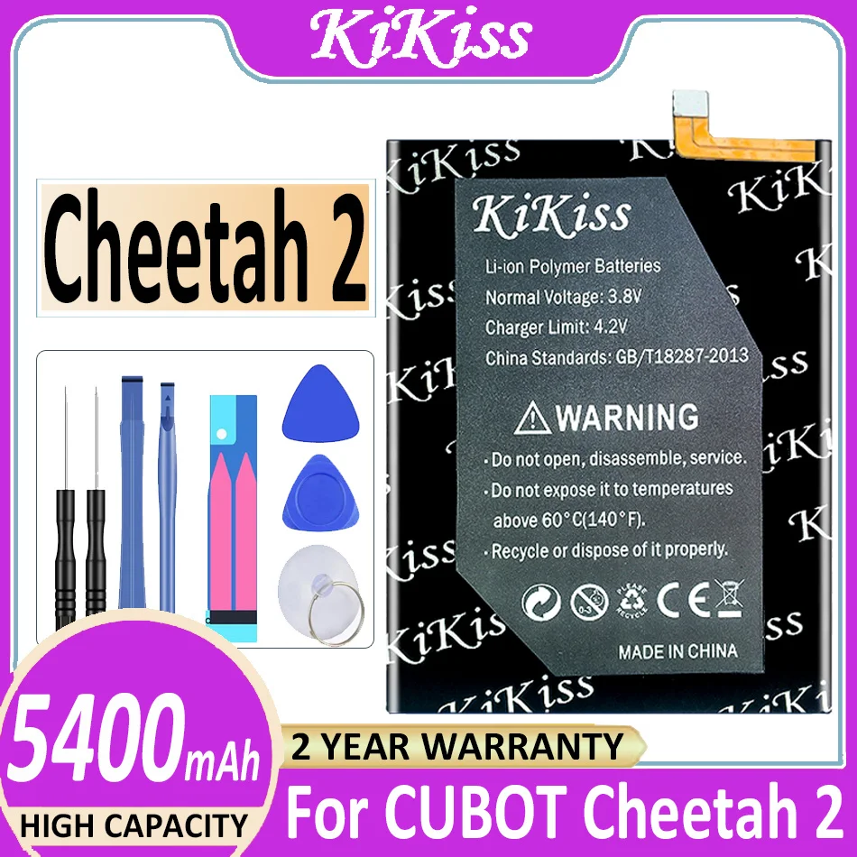 Original KiKiss Battery Cheetah2 5400mAh For CUBOT Cheetah 2 Cheetah Bateria 
Original KiKiss Battery Cheetah2 5400mAh For CUBOT Cheetah 2 Cheetah Bateria