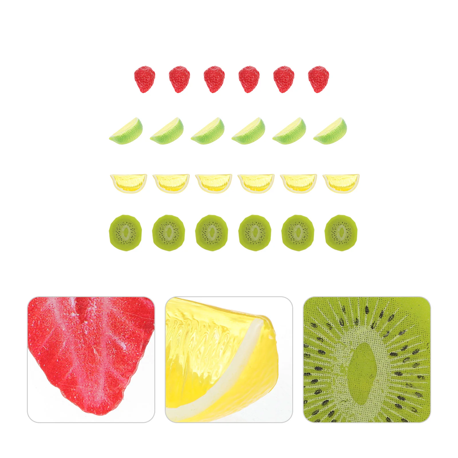 1 Set of Decorative Fake Strawberries Multi-function Artificial Lemons Desktop Fake Kiwi Fruits
1 Set of Decorative Fake Strawberries Multi-function Artificial Lemons Desktop Fake Kiwi Fruits