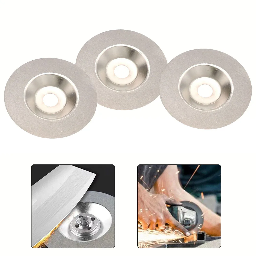 3pcs 100mm Diamond Grinding Disc Cut Off Discs Wheel For Angle Grinder Polishing Glass Ceramic Tools 400/600/800Grit
3pcs 100mm Diamond Grinding Disc Cut Off Discs Wheel For Angle Grinder Polishing Glass Ceramic Tools 400/600/800Grit