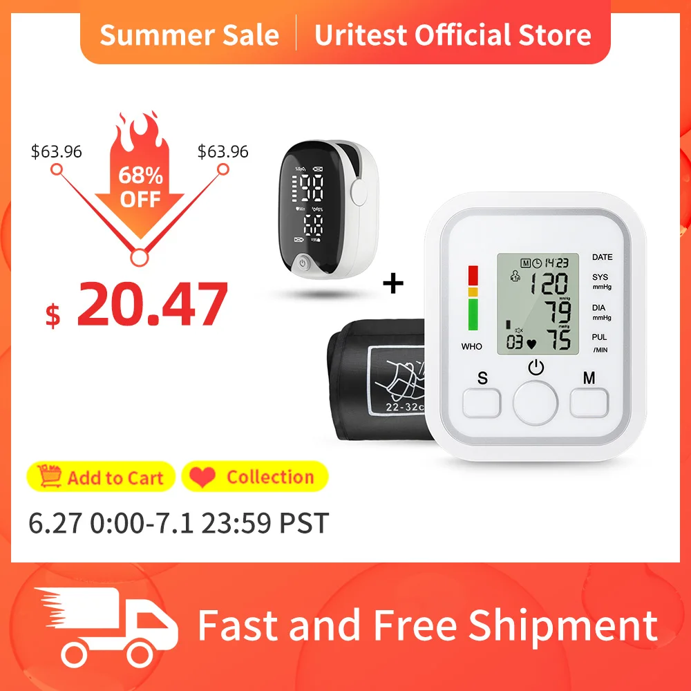 Home Upper Arm Automatic Digital Blood Pressure Monitor Home Portable Pulse Heart Rate Meter LCD Health Care Tonometer Machine
Home Upper Arm Automatic Digital Blood Pressure Monitor Home Portable Pulse Heart Rate Meter LCD Health Care Tonometer Machine