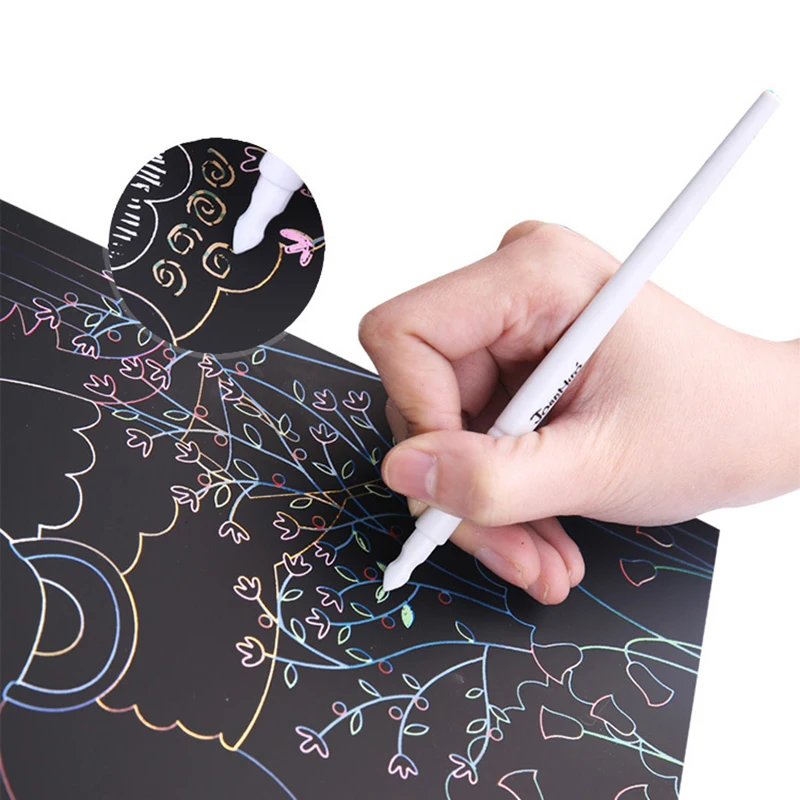 Children DIY Handmade Scratch Drawing Paper Kindergarten Kids Drawing Card Toys Best Gift 8-13Y Baby Toy
Children DIY Handmade Scratch Drawing Paper Kindergarten Kids Drawing Card Toys Best Gift 8-13Y Baby Toy