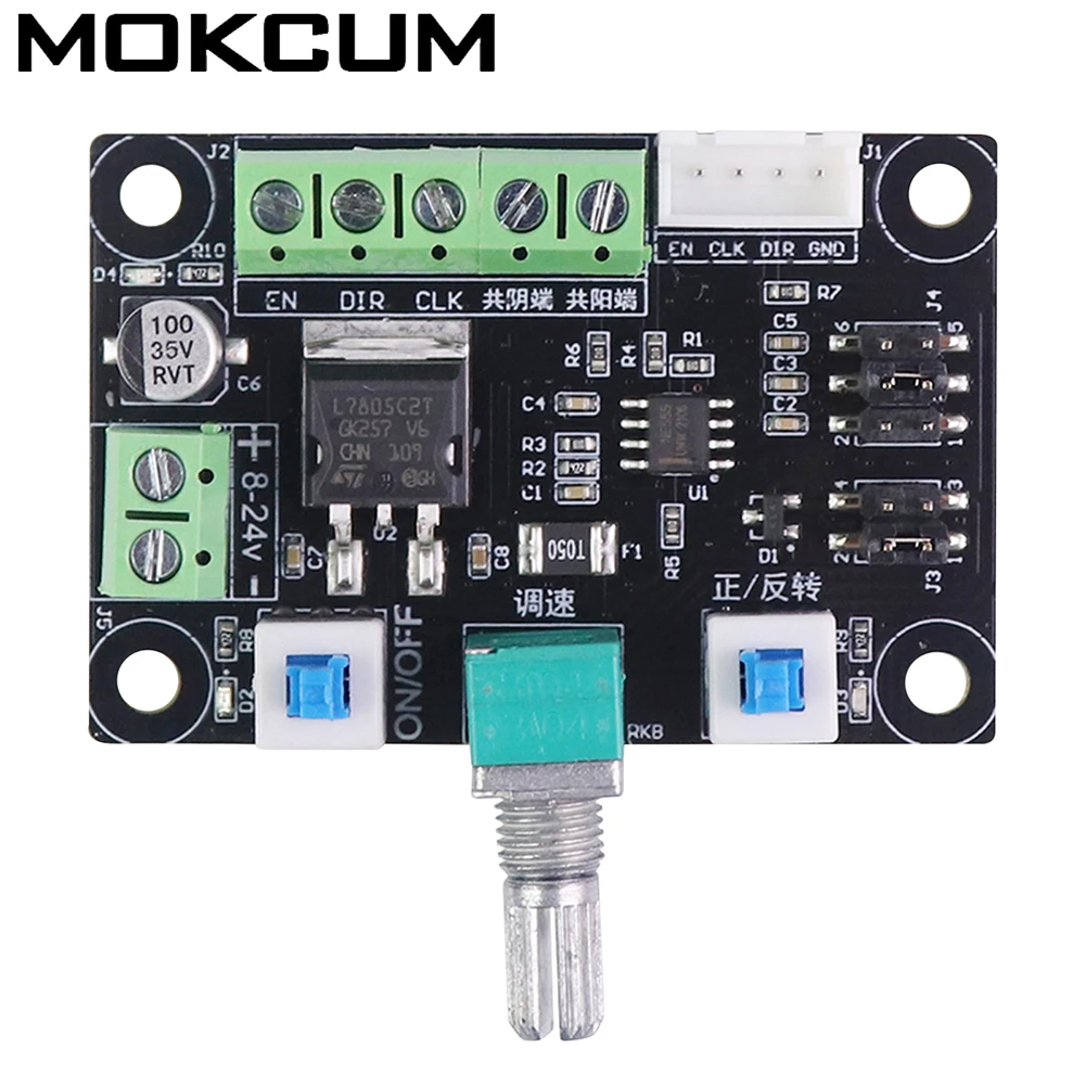 PWM Pulse Signal Generator 42/57 Stepper Motor Simple Drive Controller High-speed Operation Ultra-high Accuracy Outer Casing
PWM Pulse Signal Generator 42/57 Stepper Motor Simple Drive Controller High-speed Operation Ultra-high Accuracy Outer Casing