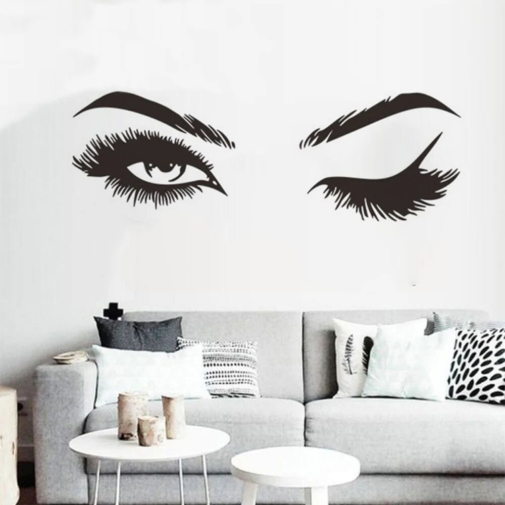 Ins Wall Stickers Lash Brows Eyes Fashion Home Decor Living Room Wall Decals for Girls Bedroom Sexy Eyebrows Beauty Salon Decor
Ins Wall Stickers Lash Brows Eyes Fashion Home Decor Living Room Wall Decals for Girls Bedroom Sexy Eyebrows Beauty Salon Decor