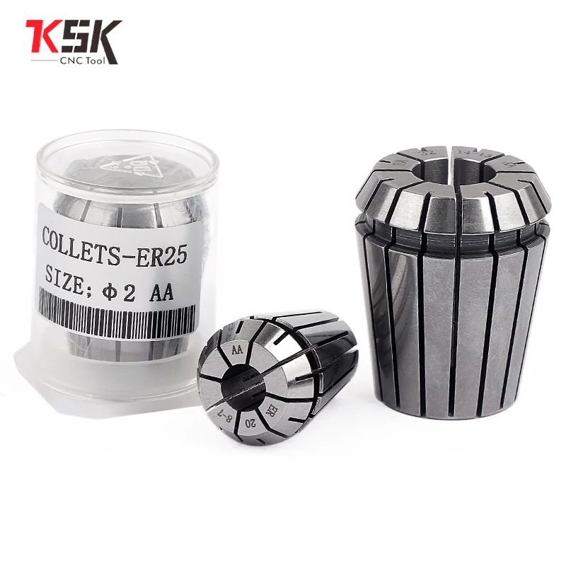 ER11 ER16 ER20 ER25 ER spring collet chuck Accuracy 0.008mm for CNC milling tool holder Engraving machine spindle motor
ER11 ER16 ER20 ER25 ER spring collet chuck Accuracy 0.008mm for CNC milling tool holder Engraving machine spindle motor