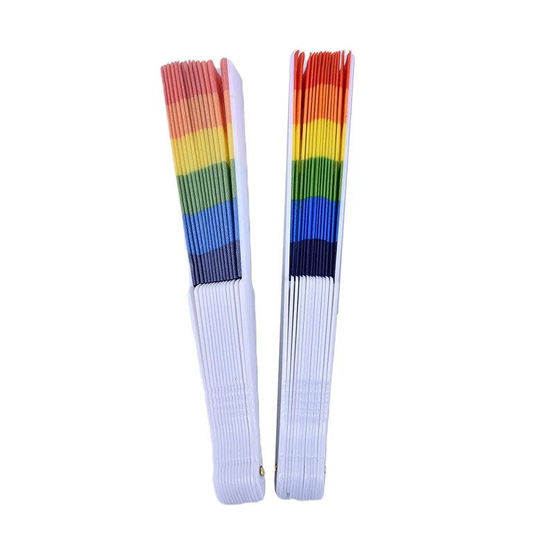 1Pc Home Decor Crafts Fan Rainbow Hand Held Folding Fan Dance For Gay Pride Parties Decoration Fan Art Craft Decor
1Pc Home Decor Crafts Fan Rainbow Hand Held Folding Fan Dance For Gay Pride Parties Decoration Fan Art Craft Decor