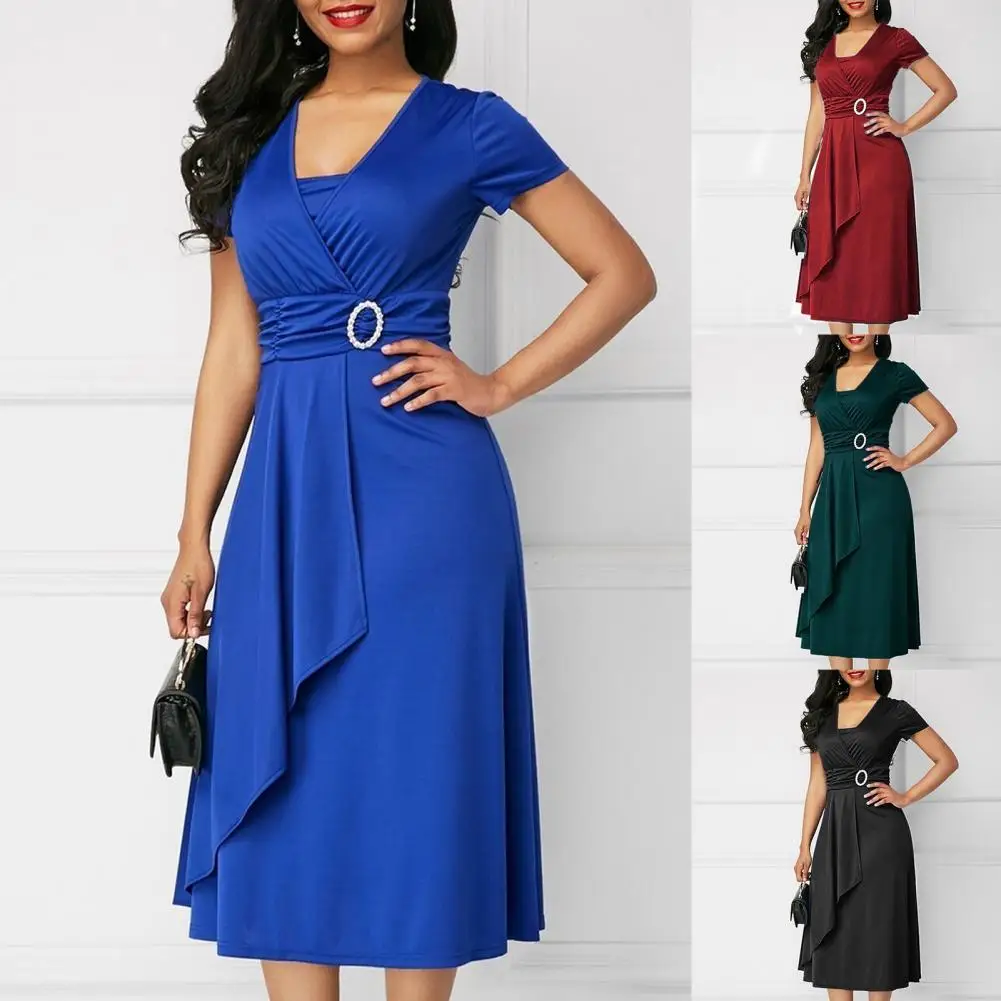 Party Dress Summer Women Dress Sexy High Waisted Popular Temperament Pure Colors Dress
Party Dress Summer Women Dress Sexy High Waisted Popular Temperament Pure Colors Dress