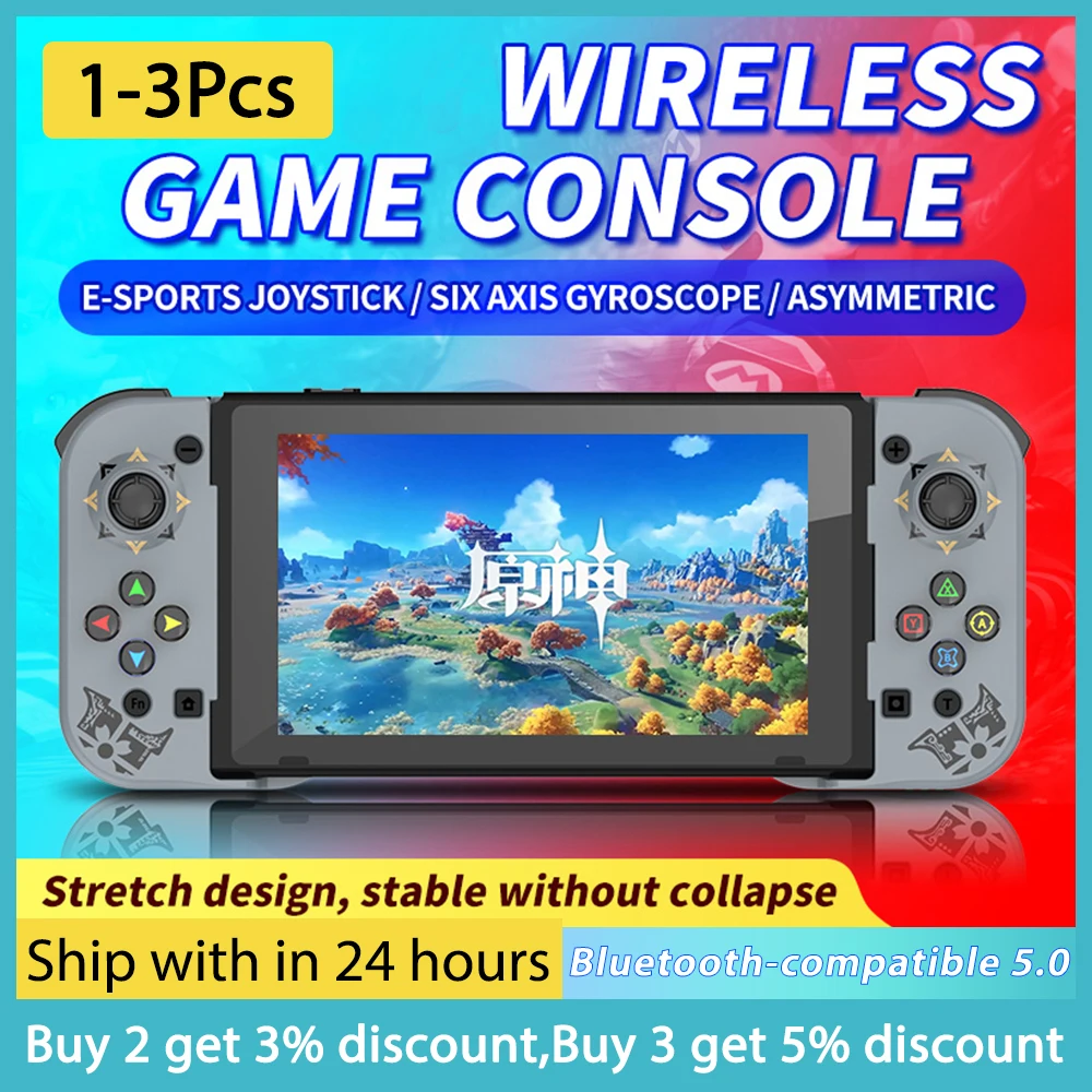 1-3Pcs Game Controller 6-axis Gyroscope Cellphone Gamepad for Switch Lite for PS4 for PC iOS Android Phone PUBG Mobile Games
1-3Pcs Game Controller 6-axis Gyroscope Cellphone Gamepad for Switch Lite for PS4 for PC iOS Android Phone PUBG Mobile Games