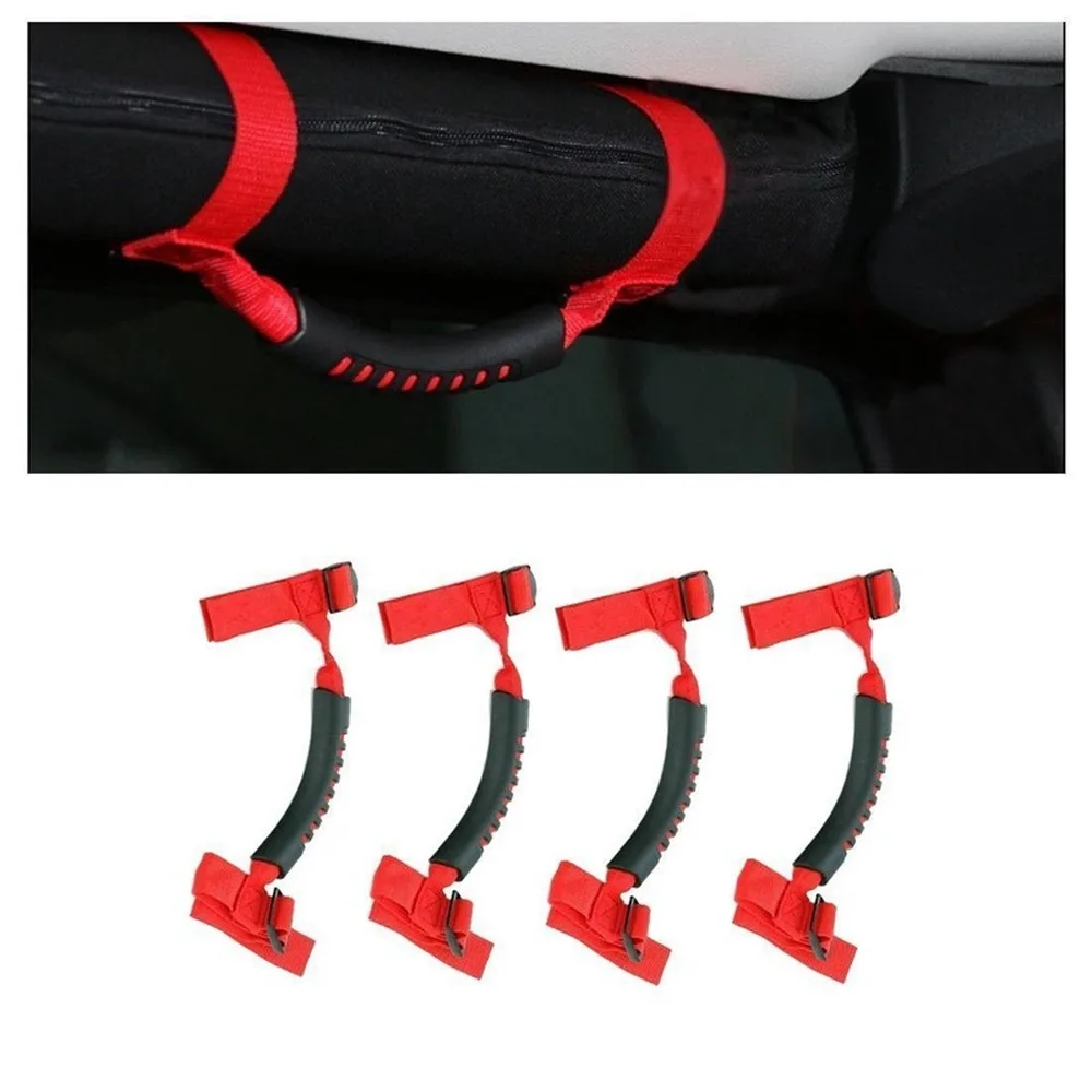4Pcs/Set Red Unlimited Roll Bar Grab Handles Thin Holder Premium Armrests Handle For Jeep Wrangler YJ TJ JK CJ 1995-2016
4Pcs/Set Red Unlimited Roll Bar Grab Handles Thin Holder Premium Armrests Handle For Jeep Wrangler YJ TJ JK CJ 1995-2016