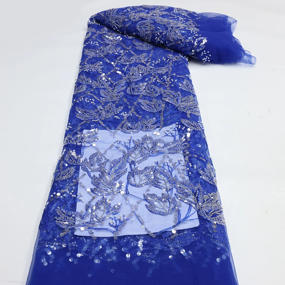 Luxury 2022 African Embroidery Applique Tube Beads Lace Fabric Nigerian Sequins Lace Fabric For Wedding Party Dress LY1440
Luxury 2022 African Embroidery Applique Tube Beads Lace Fabric Nigerian Sequins Lace Fabric For Wedding Party Dress LY1440