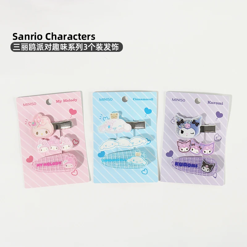 Kawaii Sanrios Series Cinnamoroll My Melody Kuromi Party Fun Avatar Hair Accessories Set Cute Anime Hair Clips
Kawaii Sanrios Series Cinnamoroll My Melody Kuromi Party Fun Avatar Hair Accessories Set Cute Anime Hair Clips
